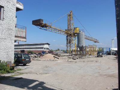 На наклоне 620 тихо. Открыли ворота для проветривания.
