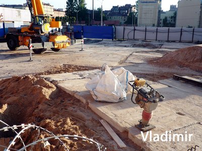 Вид с северной стороны общежития.