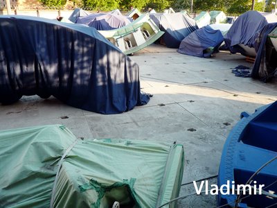 Вид с западной стороны общежития.