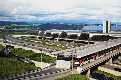Общий вид на станцию и Аэропорт