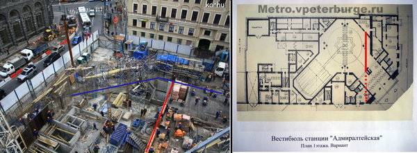 admiral_14_resize3.JPG (236.57 КБ) 5171 просмотр Стена дома отмечена синим, кирпичная стена --- красным.
