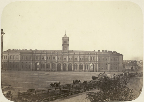 Николаевский вокзал, Санкт-Петербург, снимок ~ 1860 годов
