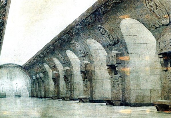 Kirovskij.jpg (247.23 КБ) 18932 просмотра Станция «Кировский завод», автор проекта А.В. Васильев