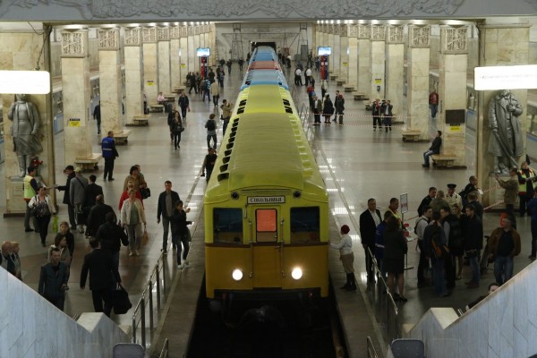 Выставка вагонов