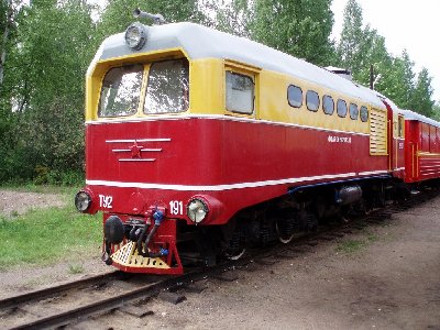 Тепловоз ТУ2-191 после ремонта
