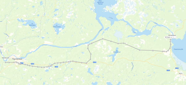 railway.PNG (435.64 КБ) 14513 просмотров Примерная трассировка железной дороги к Онежскому озеру