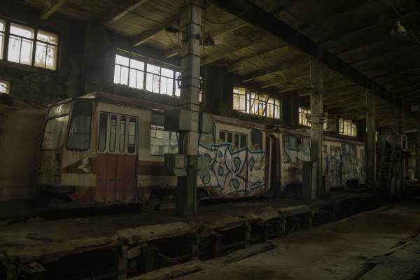 5087, последний существующий ЛВС-97, разграблен