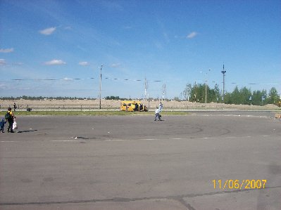 Одинокая маршрутка..