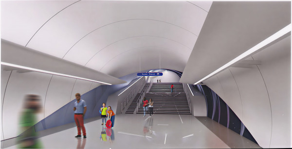 Улица Доблести лестница с центральног зала.jpg