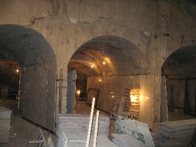 Зал в переходном тоннеле со Звенигородской.