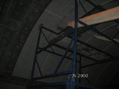 Монтаж водоотводных зонтов в ЛСТ.